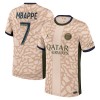 Maglia ufficiale Paris Saint Germain Mbappé 7 4th Jordan 2023-24 per Uomo